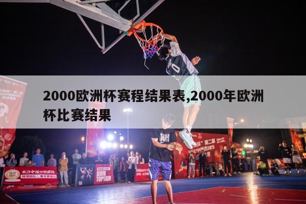 2000欧洲杯赛程结果表,2000年欧洲杯比赛结果